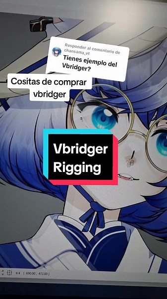 Respuesta a @chansama_vt Muchas gracias por la pregunta! 💛 Modelo de @el Waifu 💌💌💌 #neko #vbridger #rigging #vtuber #live2d #anime #comission #vtubstudio 💌💌💌