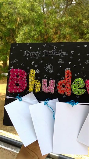 Beautiful Customized String Art Name Board 🎨✨#stringart#customizedgift#shorts#viral#handmadewithlove