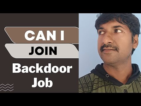 Are Back Door Jobs safe or not | ‪@byluckysir‬