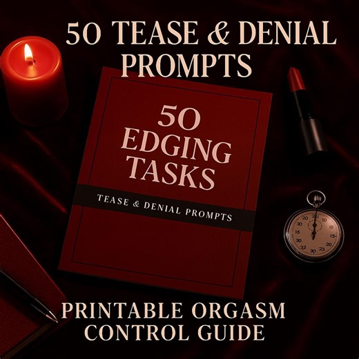 50 Edging Tasks PDF – Printable Tease & Denial Prompts for Orgasm Control Scenes - Etsy Australia