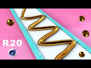 Cinema 4D Tutorial - Smooth Spline Animation ( No Plugin )