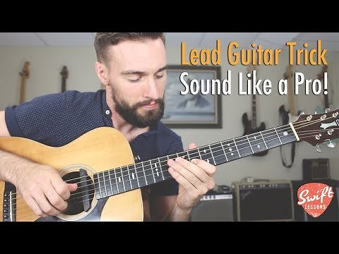 Lead Guitar Lesson - Easy Trick for Sounding Pro!