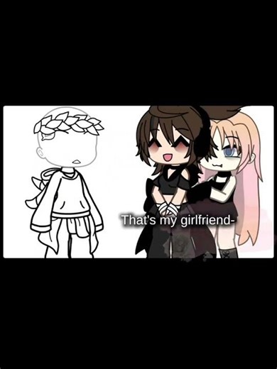 ꧁✤Shes my girlfriend꧂#trend#gacha#gachalife#edit#duo#love