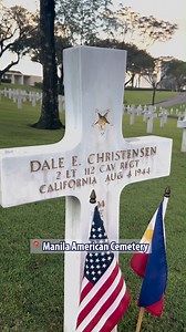 Today we remember World War II Medal of Honor recipient 2nd Lt. Dale Eldon Christensen, buried at Manila American Cemetery. A native of Iowa, Christensen enlisted in the U.S. Army in 1940 and served with the 112th Cavalry Regiment. From July 16–19, 1944, along the Driniumor River in New Guinea, he repeatedly risked his life to protect his platoon—silencing multiple enemy machine guns and leading a charge that overran a heavily fortified position. On August 4, 1944, he was killed in action just t