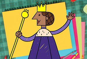 How To Draw A Queen - Super Simple