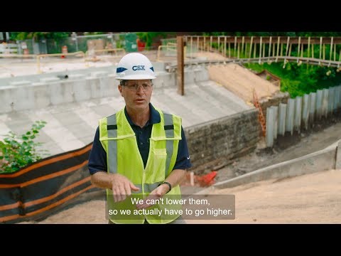 CSX's Howard Street Tunnel Project Elevates Bridges to Accodomate Double-Stack Trains