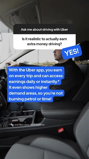 Cash out daily or instantly* driving with the Uber app. Sign up today and earn on your own schedule. (*fees and T&Cs apply) | Uber