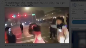 Couple trying to get home was surrounded, shot at during a west Houston 'street takeover'