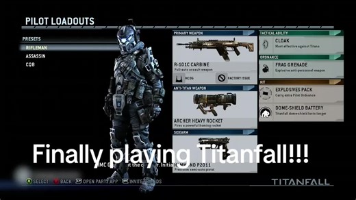 Titanfall 1 Gameplay Experience