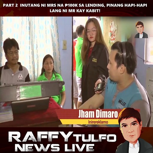 PART 2 INUTANG NI MRS NA ₱100K SA LENDING, PINANG HAPI HAPI LANG NI MR KAY KABIT! | Raffy Fres News