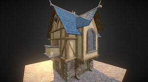 Stylized House - Download Free 3D model by cenobyte