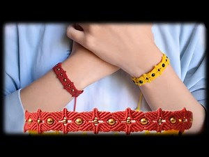 Macrame Bracelet | Step by Step Tutorial | Making Bracelet With Beads