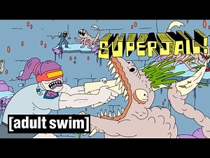 Superjail | VR Jail Fight | Adult Swim UK 🇬🇧