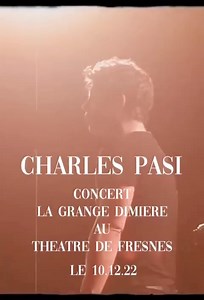 RDV le 10/12/2022 à Fresnes pour le dernier concert de l'année ! | Charles Pasi