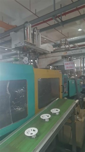 Ceiling Speaker Plastic Parts Injection Molding Process | Automatic Unloading