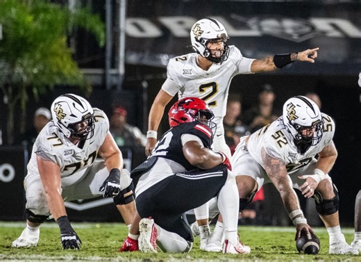 UCF football wins thriller in Scott Frost’s return, despite QB injury and weather delay