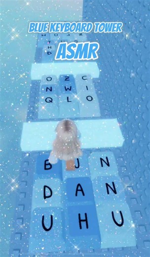 Blue Keyboard Tower but it’s keyboard ASMR