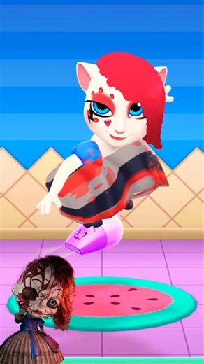 Poppy playtime Doll vs broken doll Makeover edit #poppyplaytime #trending #fyp #makeup