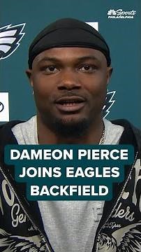 Dameon Pierce on joining the Eagles' backfield in free agency