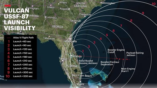 Rocket launch may be visible from West Palm Beach, Mar-a-Lago. See the map