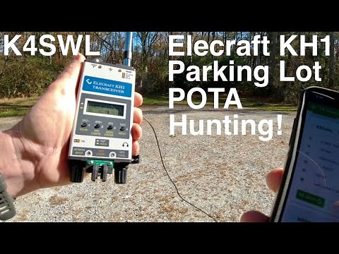 This is the Elecraft KH1's Super Power: Anytime, anywhere portable HF!