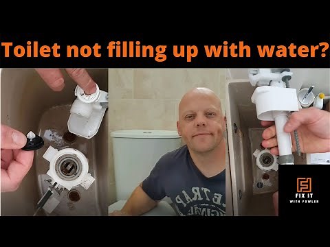 Toilet not filling with water? Easy fix!