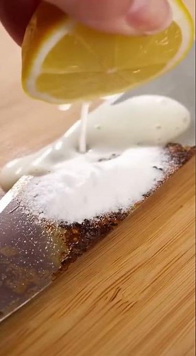 RUST REMOVAL in 10 SECONDS! 🤯 The Baking Soda & Lemon Hack 🔪