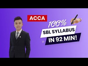 ACCA SBL All Syllabus Knowledge in ONE session