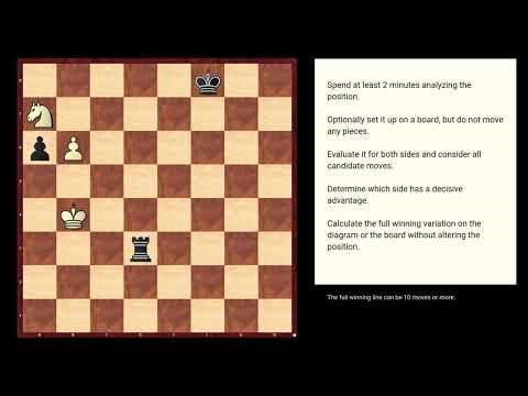 Deep Calculation Chess Puzzles #43