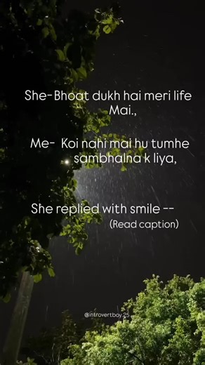 Dev🦁 on Instagram: "Tumhari Ho Jaungi Tum jo sambhal loge, Haste haste tumhari ho jaungi Na kabhi kisi aur ke bare mai socha tha Aur na kabhi soch paungi Haan tum jo sambhal loge, sambhal jaungi Muskura toh mai deti hu dard ke sath, Par tumhare sath rhekar dil se khush rha paungi, Haa choti choti baaton pe chid jaungi, Par jab tum pyar se mnaoge Toh maan jaungi, Agar meri har khamoshi ke fasle jaan loge Toh bhala kaise khamosh reh paungi, Tumhare sambhal ne pe jarror sambhal jaungi Har baat bat