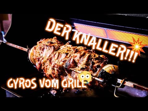 🍖 Gyros vom Grill / ♨️ Gyros vom Drehspieß wie vom Griechen 🤗 [Deutsches Rezept]