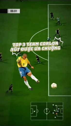 TOP 3 TEAM COLOR SÚT XA ĐƯỢC ƯA CHUỘNG NHẤT FCO#fifaonline4 #fconline #fo4 #fo4skill #fo4rank
