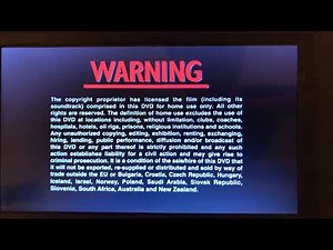 Opening To Shrek 2002 DVD UK