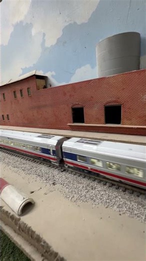 N Scale Amtrak Missouri River Runner - Bachmann and Kato rolling stock. Bachmann Loco.