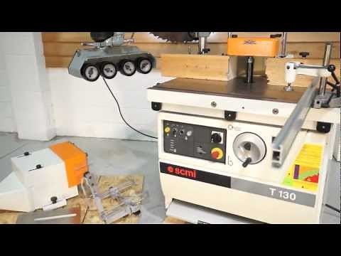 SCMI T130 SLIDING SHAPER W/4 ROLL POWERFEED