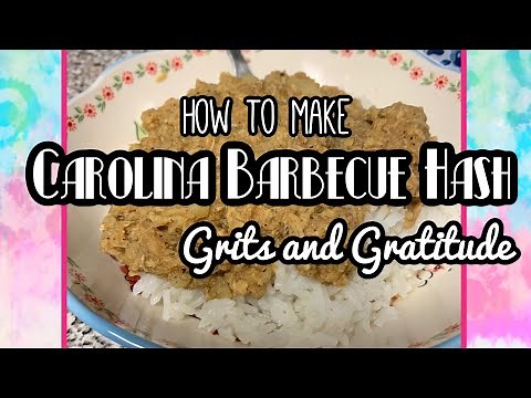 How to make Carolina Barbecue Hash. I’ll show you how to make this classic Carolina favorite!