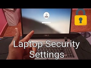 Laptop Security Lock Windows 10 & Settings And Key Password
