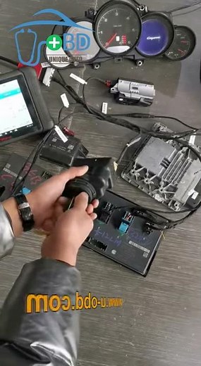 The Second Generation PORSCHE CAYENNE Front BCM Rear BCM ECU ESL Cluster test platform