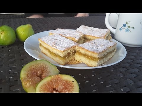 Suhi kolač sa svježim smokvama