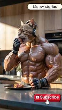 Cat Hits the Gym! 🐱💪 Funny Workout Day with the Fit Feline