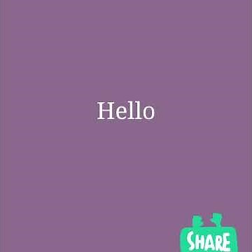 How to pronounce the word "HELLO"