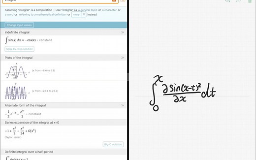 【ipad≠玩具】ipad pro超快捷计算微积分