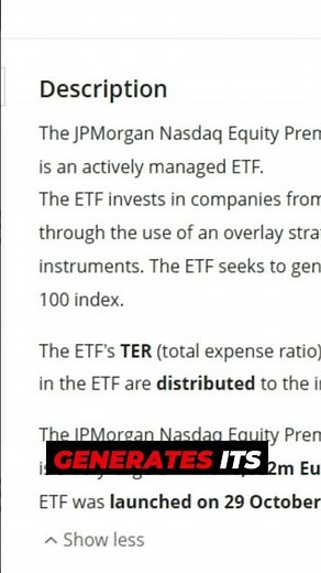Understanding JP Morgan Premium Income ETF 📈