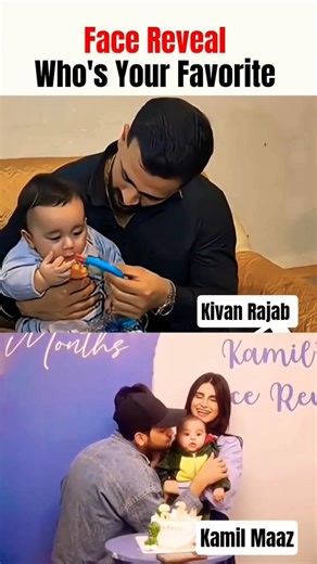 Kivan Rajab & Kamil Maaz Face Reveal Your Favorite #rajabfamily #maazsafder #shortvideo #reels