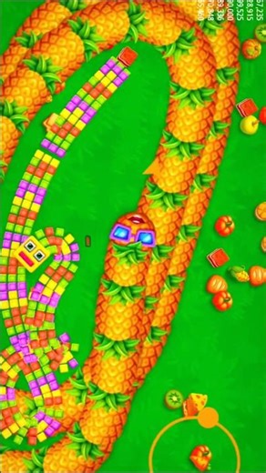 🐍Wormszone.io❤️ #001 Best Snake Gameplay #youtubeshorts #shortsWormszone.io❤️ #001