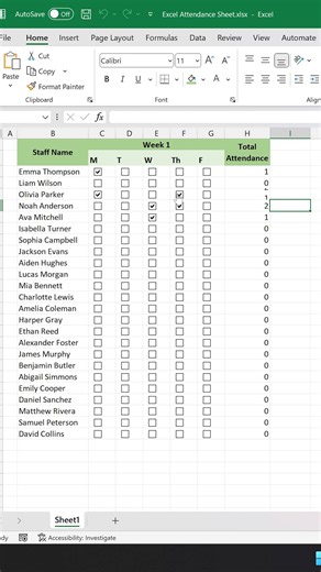 71K views · 617 reactions | Ish Excel Tutorial mei shikenge ki kaise Checkbox ka use karke attendance sheet banante hai. Dhanaywad! #excel #exceltips #DataEntry #productivity #accounting | SUS ONLINE | Facebook