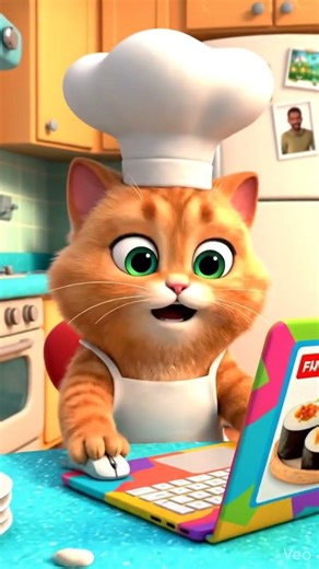 cat kitchen table sets funny cartoon story _#shortvideo #cartoon #shorts #funniestvideo #funnycute