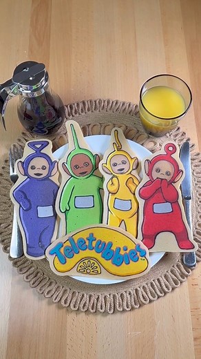 199K views · 3.7K reactions | These Teletubbies pancakes by FlippinArtDude are breakfast goals ❤️ #teletubbiesfoodfun #breakfasttime #pancakes | Teletubbies | Facebook