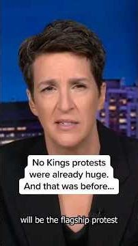 No Kings protests were already huge. And that was before...