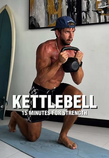 🔱 KETTLEBELL. 15 MIN FOR STRENGTH ⏱️3 rounds | 30 sec work | 30 sec rest 1️⃣ Curl Over Shoulder 2️⃣ Lunge Halo Press 3️⃣ Pop Squat 4️⃣ Curl Thruster 5️⃣ Hand to Hand Swing 🔑 Share | Save | Try #homeworkout #kettlebell #workoutvideos #fullbodyworkout #workoutreels